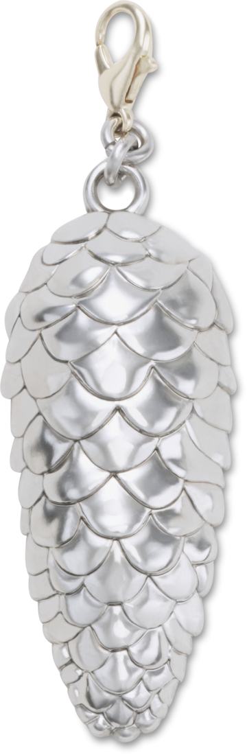 CROCS JIBBITZ™ CHARM SILVER PINECONE CHARM