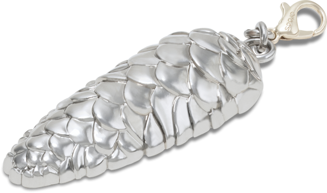 CROCS JIBBITZ™ CHARM SILVER PINECONE CHARM