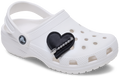 CROCS JIBBITZ™ CHARM BLACK HEART WITH SAFETY PIN