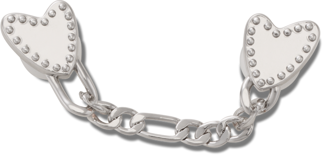 CROCS JIBBITZ™ CHARM SILVER HEART MINI CHAIN