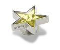 JIBBITZ™ CHARM Silver and Green SMT Gem Star