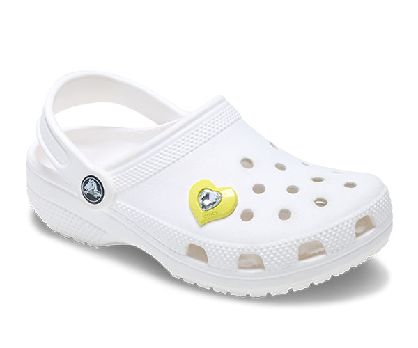 Crocs JIBBITZ™ CHARM Yellow SMT Gem Heart