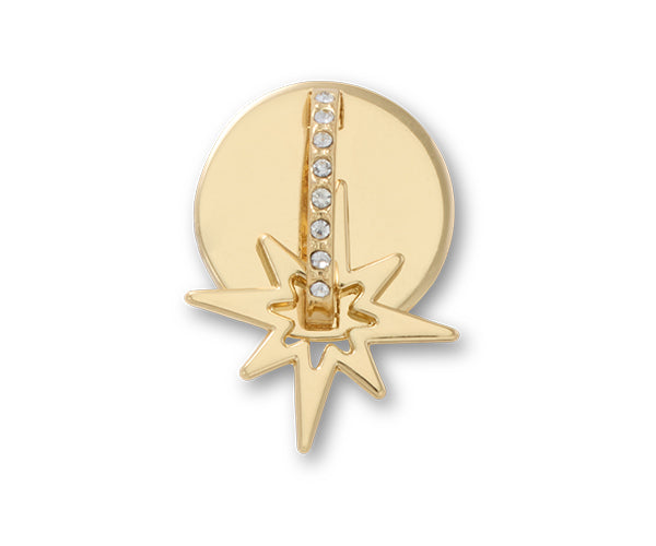 Crocs JIBBITZ™ CHARM Gold SMT Gem Starburst