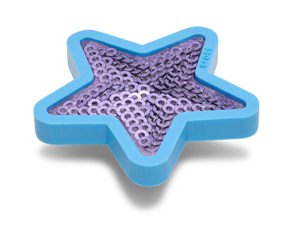 JIBBITZ™ CHARM Purple Sequin Star