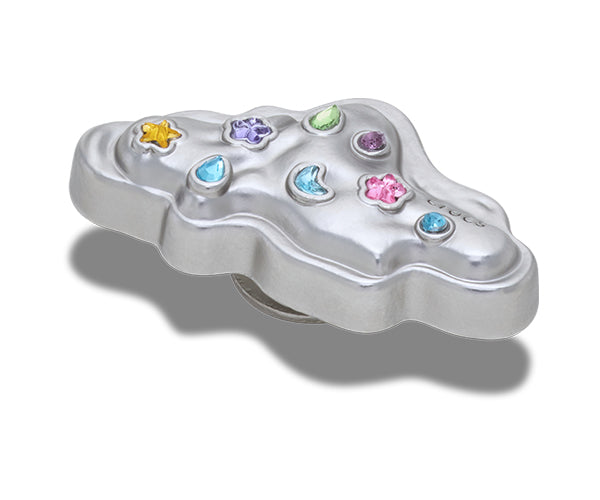 JIBBITZ™ CHARM Silver Meta Gem Cloud