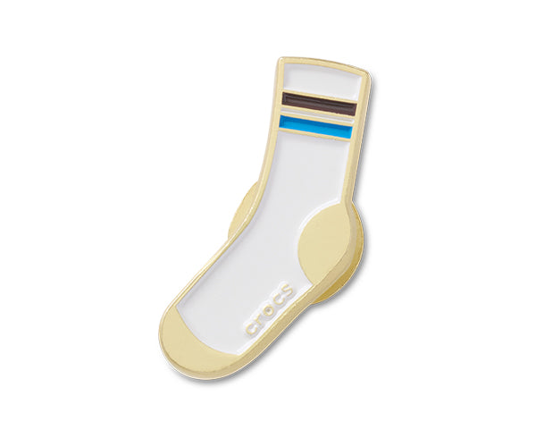 JIBBITZ™ CHARM Golden Crocs Sock