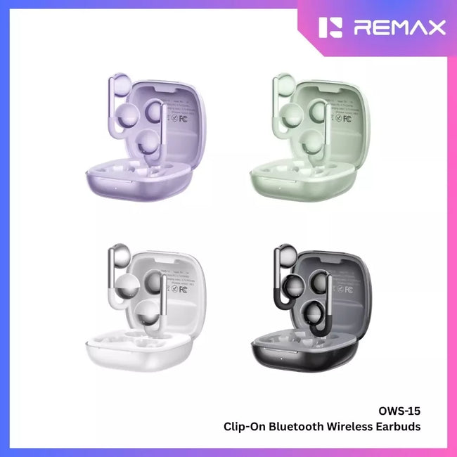 REMAX - OWS-15 Clip-On Bluetooth WIreless Earbuds