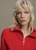 MANGO WOMEN SWEATER RIBRAID-70