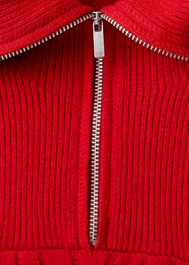 MANGO WOMEN SWEATER RIBRAID-70