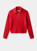 MANGO WOMEN SWEATER RIBRAID-70