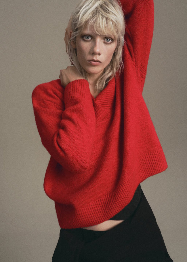 MANGO WOMEN SWEATER TOMATOE-70