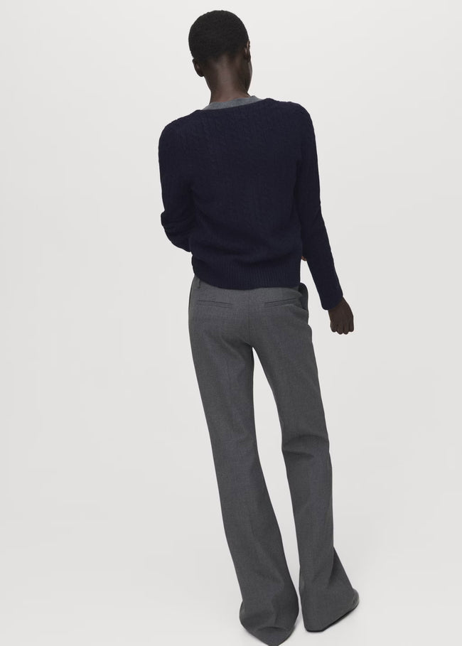 MANGO WOMEN CARDIGAN MARINE-56
