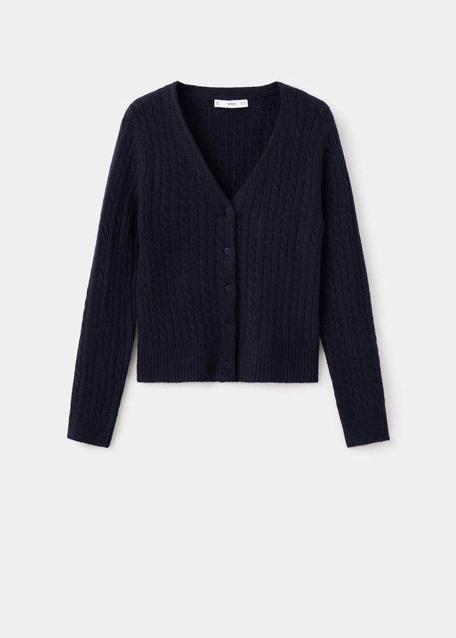 MANGO WOMEN CARDIGAN MARINE-56