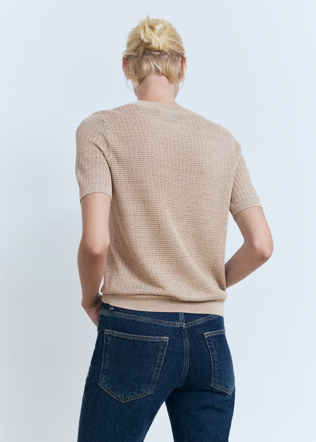 MANGO WOMEN SWEATER GLITTER-PL