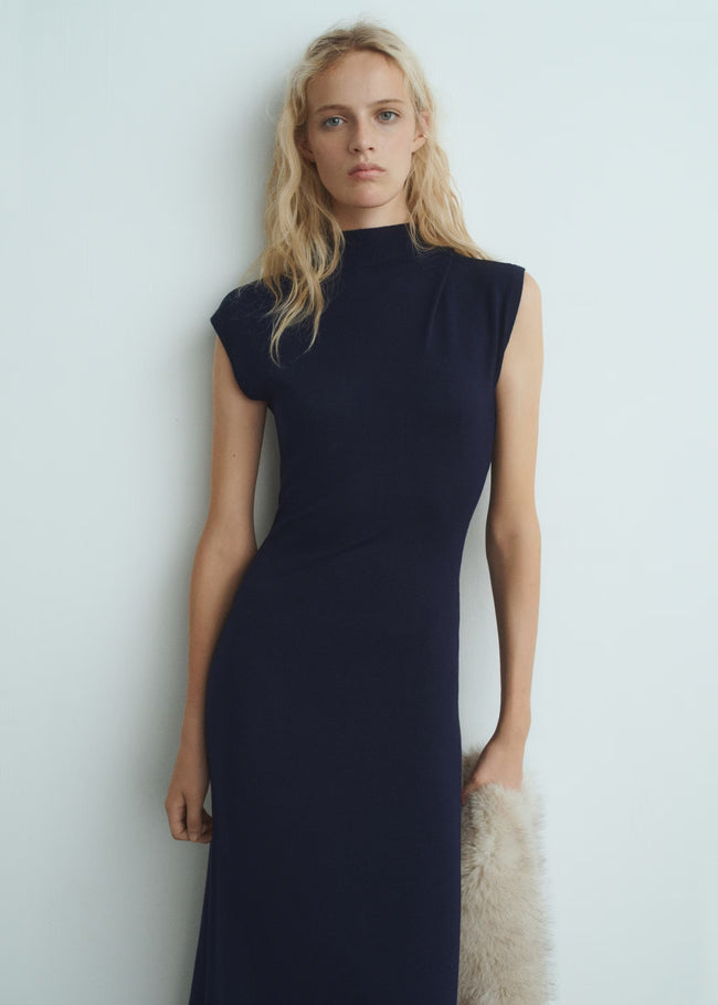 MANGO WOMEN DRESS POMODORE-56