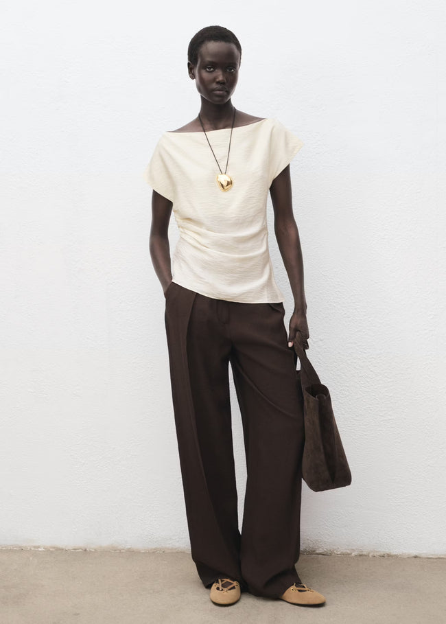 MANGO WOMEN BLOUSE MANTA-01