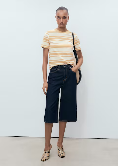 MANGO WOMEN T-SHIRT CONTRI-30