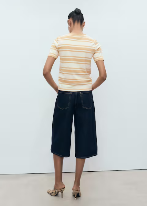 MANGO WOMEN T-SHIRT CONTRI-30