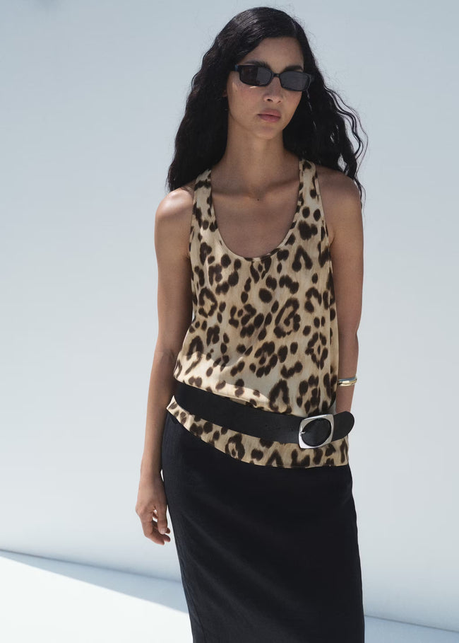 MANGO WOMEN LEOPARD-PRINT LOW-CUT TOP-08