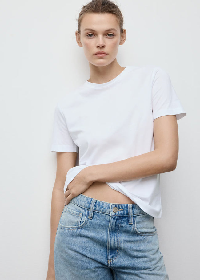 MANGO WOMEN T-SHIRT CHALS-01
