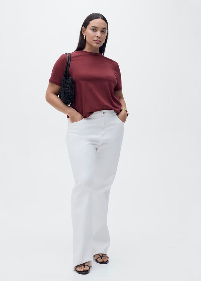 MANGO WOMEN T-SHIRT CHALS-76