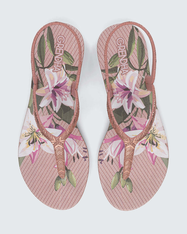 GRENDHA Women AMOR EM FLOR SAND AD FLOWERS NUDE 119228 Ipanema Adult