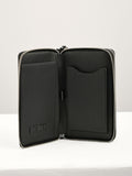 PEDRO Leather Zip-Around Travel Organizer - Black