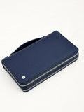 PEDRO Leather Zip-Around Travel Organizer - Navy