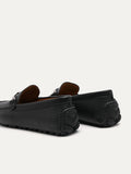 PEDRO Robert Leather Driving Shoes - Black