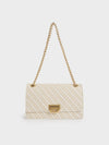 CHARLES & KEITH_Everline Woven Braided-Strap Shoulder Bag_White