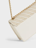 CHARLES & KEITH_Everline Woven Braided-Strap Shoulder Bag_White