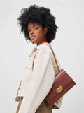 CHARLES & KEITH_Everline Braided-Strap Shoulder Bag_Chocolate
