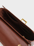 CHARLES & KEITH_Everline Braided-Strap Shoulder Bag_Chocolate