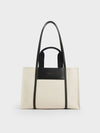 CHARLES & KEITH Shalia Canvas Tote Bag_Multi