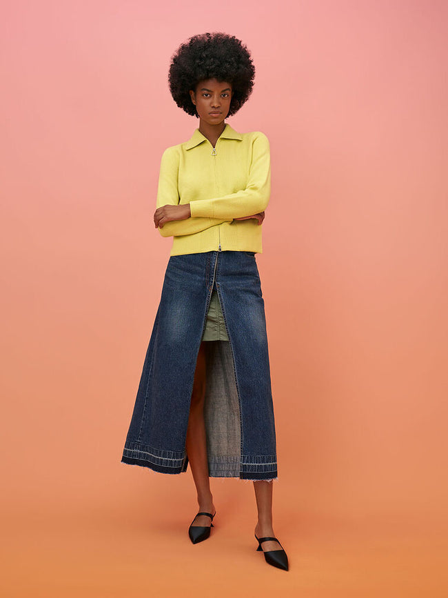 Asymmetric Sculptural Heel Pumps_Black