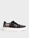 CHARLES & KEITH Stevie Woven Sneakers Black