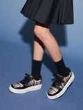 CHARLES & KEITH Stevie Woven Sneakers Black