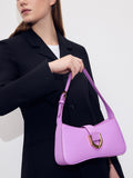 CHARLES & KEITH Gabine Curved Shoulder Bag Violet