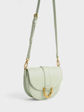 CHARLES & KEITH Gabine Saddle Bag Mint Green