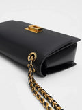 CHARLES & KEITH_Everline Braided-Strap Shoulder Bag_Black