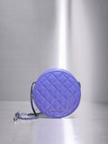 CHARLES & KEITH Kwan Quilted Circle Bag Purple