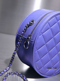 CHARLES & KEITH Kwan Quilted Circle Bag Purple