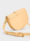 CHARLES & KEITH Gabine Saddle Bag Beige