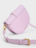 CHARLES & KEITH Gabine Saddle Bag Lilac