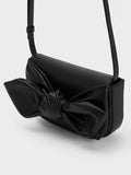 CHARLES & KEITH Bow Crossbody Bag Black