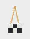 CHARLES & KEITH Georgette Chain Handle Checkered Bag Multi