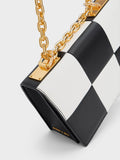 CHARLES & KEITH Georgette Chain Handle Checkered Bag Multi