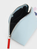 CHARLES & KEITH Cockade Crossbody Bag Blue