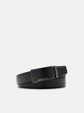 PEDRO Embossed Leather Automatic Belt - Black