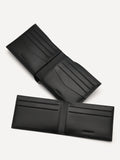 PEDRO Icon Leather Bi-Fold Wallet with Insert - Black